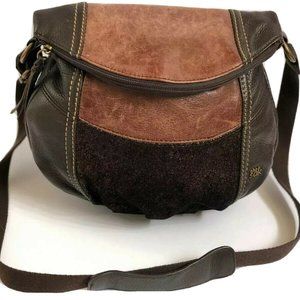 The SAK Bag Indio Brown Leather Patchwork Boho